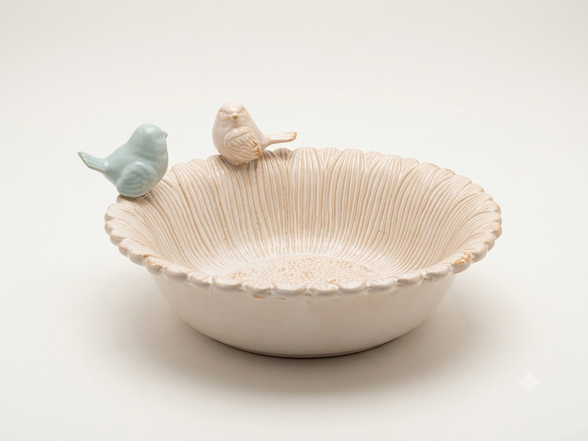 Ceramic Water Bowl for Ornamental Purpose