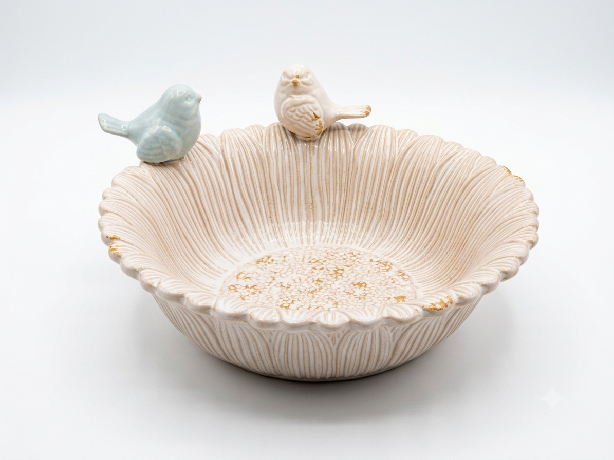 Ceramic Water Bowl for Ornamental Purpose
